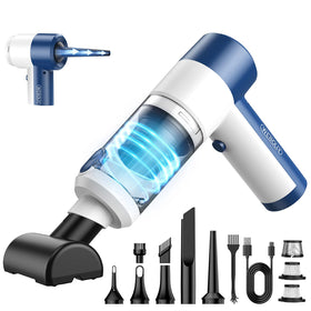 WEBOLLY front view showing compact handheld vacuum, easy portability benefit