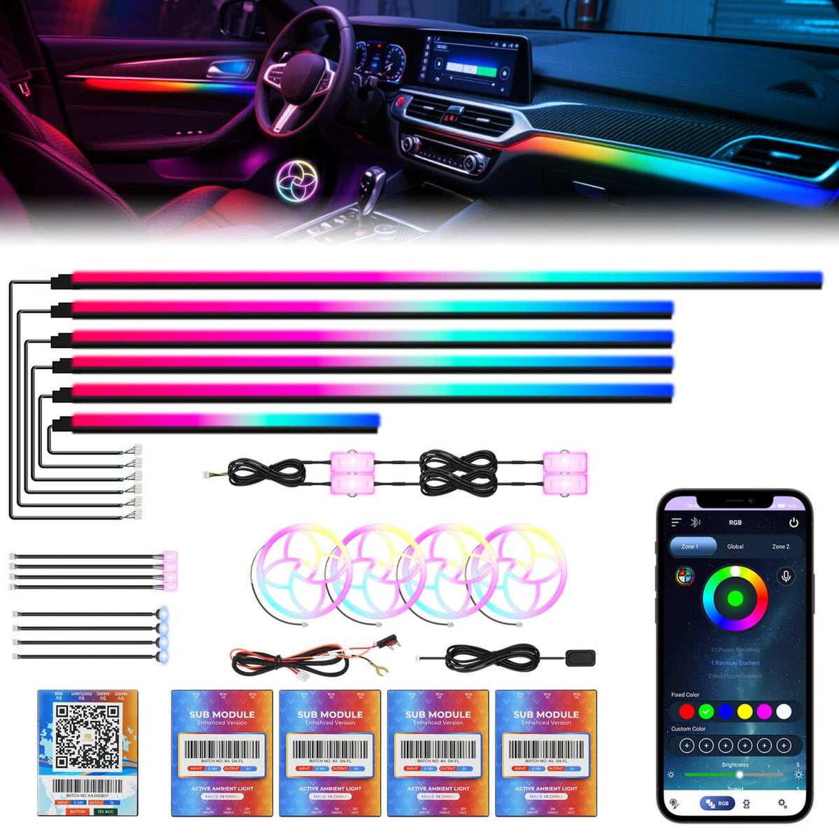 WEBUPAR front package showing full dual-zone kit and benefits