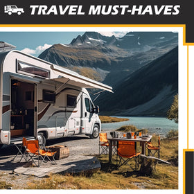WECARLLE lifestyle campsite installation showing quick use at a travel trailer site