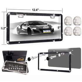 WEDAMER frame on car rear illustrating symmetrical, eye-catching look