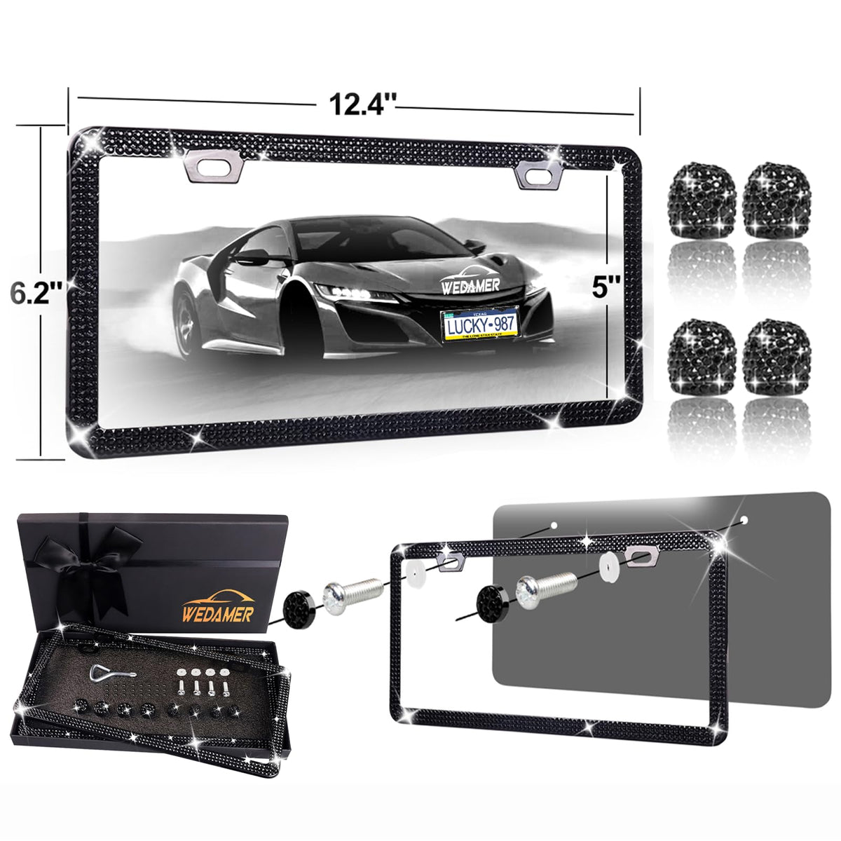WEDAMER frames in a decorative gift box, perfect for gifting and immediate presentation