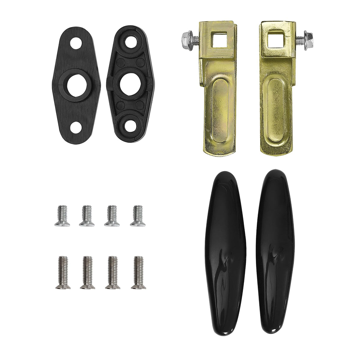 Wedelweib mounting hardware with keys illustrating included parts and convenience