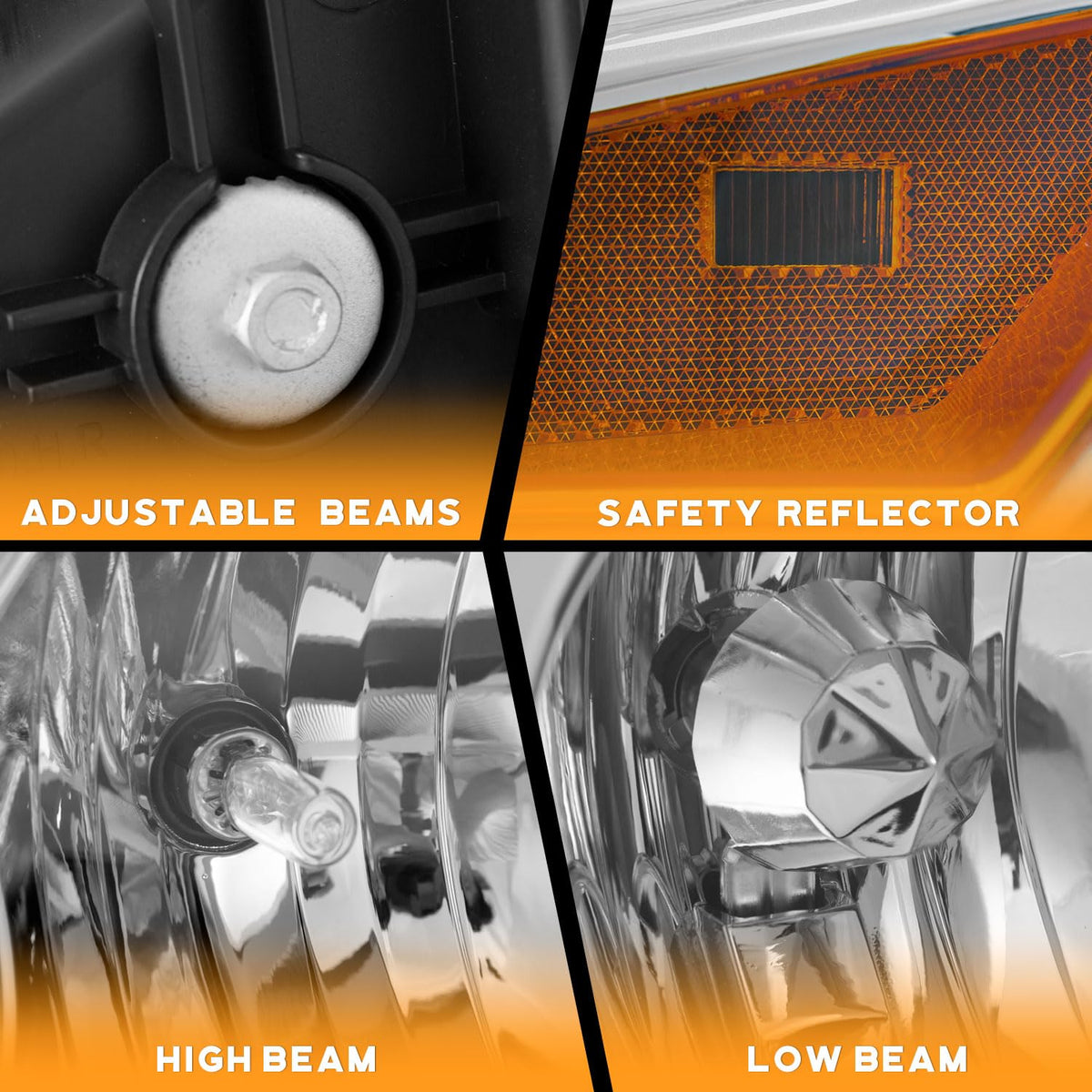 WEELMOTO bulbs H11 and HB3 included, enables immediate plug-and-play installation