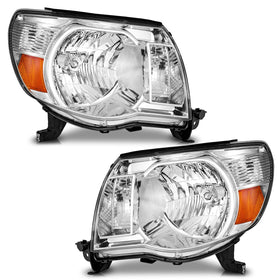 WEELMOTO front assembly chrome Tacoma showing exact OEM fit for easy replacement