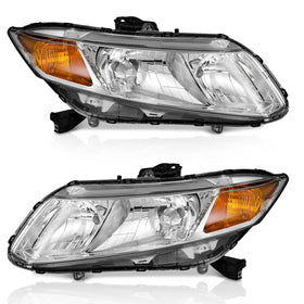 WEELMOTO front view chrome headlights showing OEM fit and refreshed appearance
