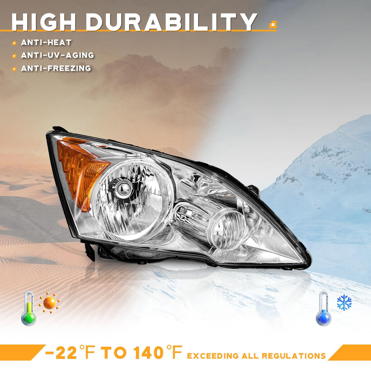 WEELMOTO headlight during environmental testing proving build reliability