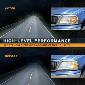 WEELMOTO headlight mounted on F-150 illustrating fitment benefit