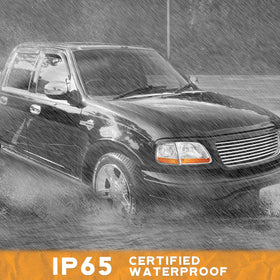 WEELMOTO headlight packaging and manual showing ready-to-install benefit