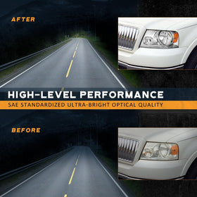 WEELMOTO packaged headlights with manual showing ready-to-install kit