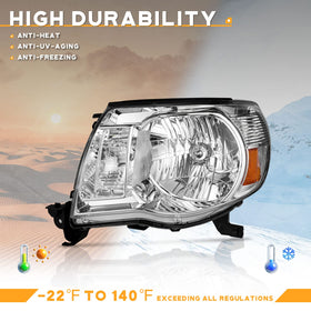 WEELMOTO headlight installed on Tacoma demonstrating simple DIY swap benefit