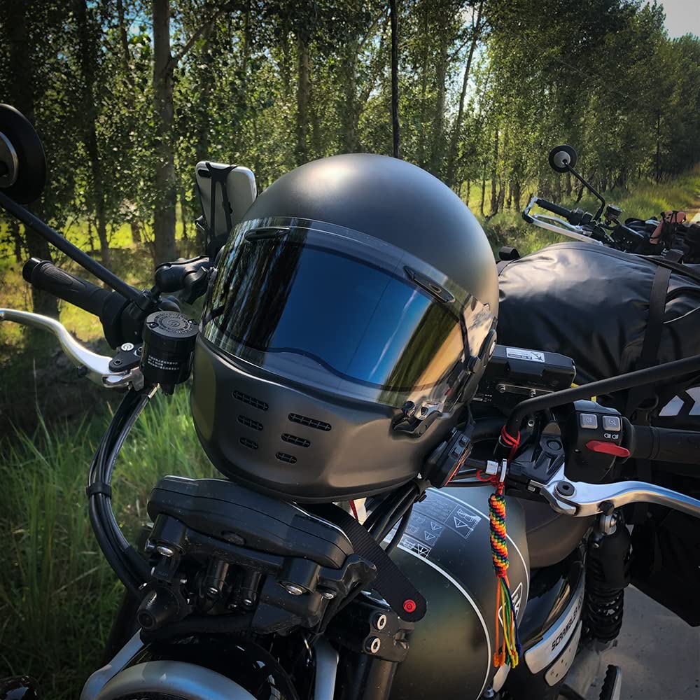 WeePro in-night riding showing clear film transparency benefit for visibility