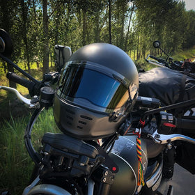 WeePro in-night riding showing clear film transparency benefit for visibility