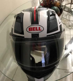 WeePro helmet in wet weather lifestyle shot showing safer clearer sight