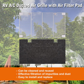 weideer packaged two-piece set with filter pads ready to replace worn vents