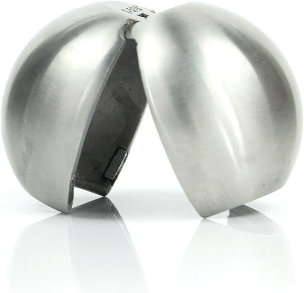 Weigh Safe clamshell front view showing stainless-steel finish and durable design