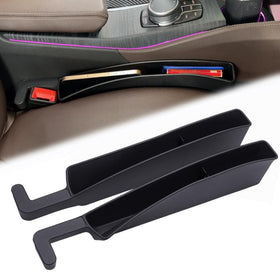 WEIHAO front view of two black gap fillers showing compact design and easy storage