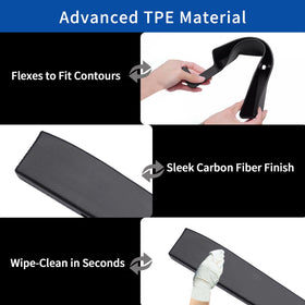 WEIHAO passenger side insert holding phone and keys with cable charging access
