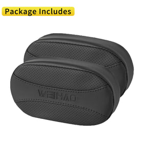 WEIHAO pad beside smartphone showing compact size and unobtrusive fit advantage