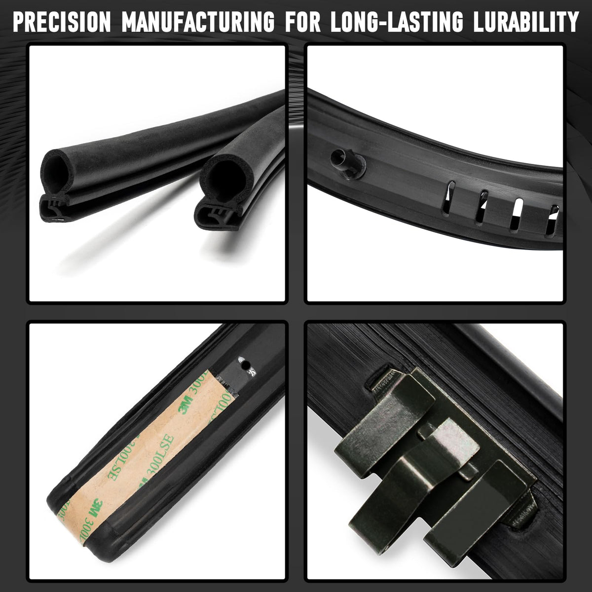 WEILEITE seals laid with ruler showing scale and correct sizing for fitment