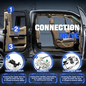 WEILEITE installed on truck rear left door demonstrating restored locking function