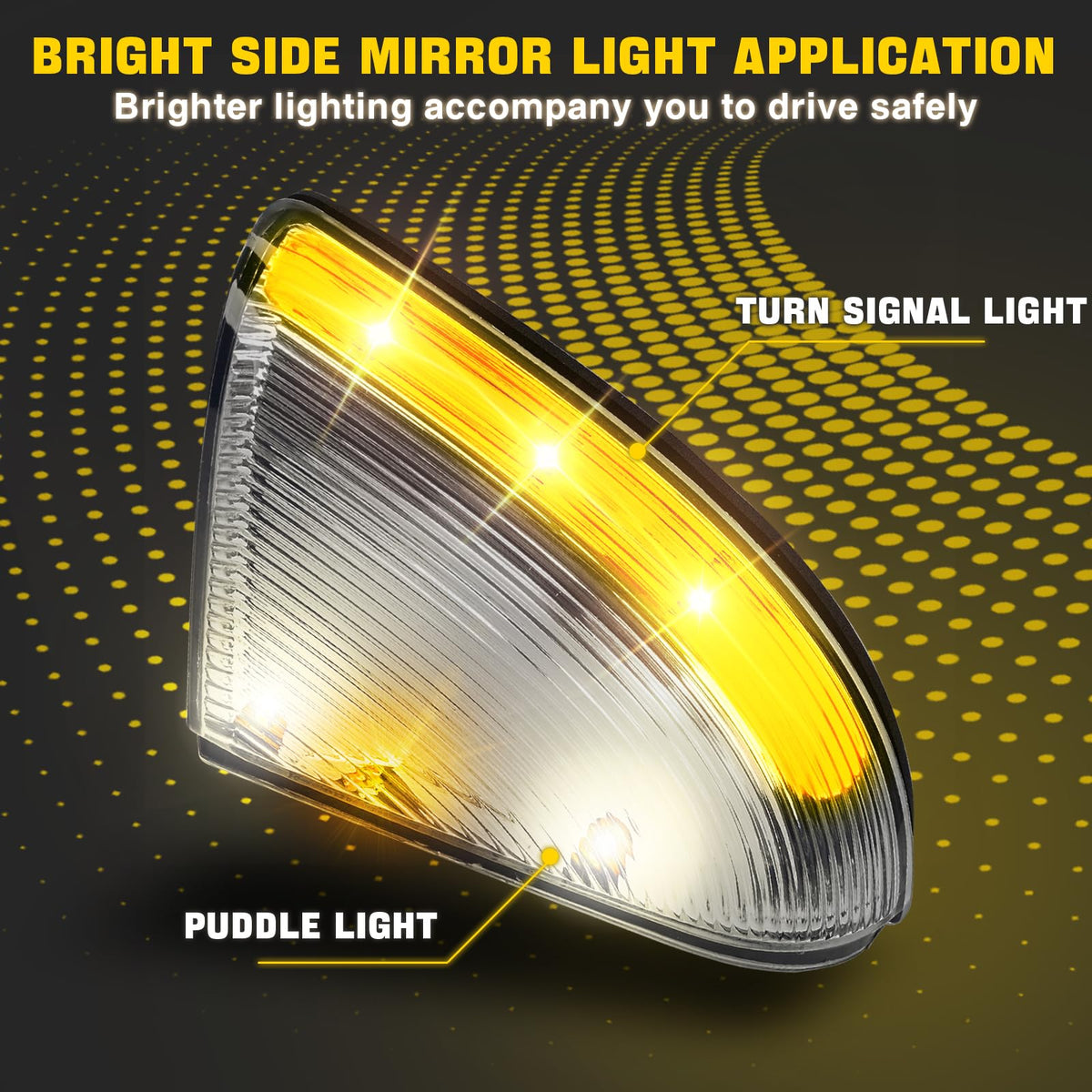 WEILEITE LED illumination demo at night illustrating brighter signal visibility