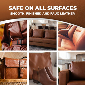 Weiman cleaning leather car seat demonstrating quick interior care benefit