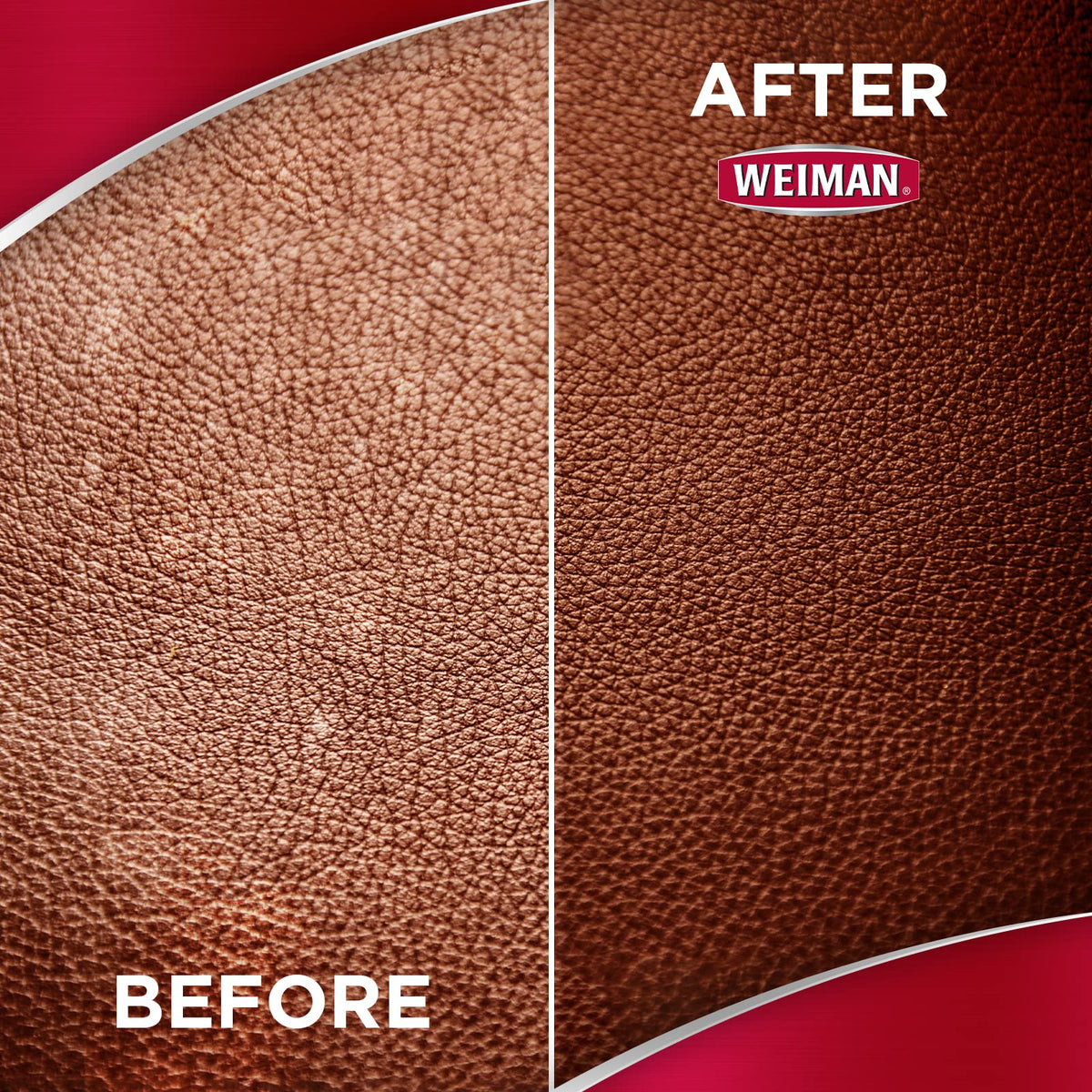 Applying Weiman wipes to car seat protecting leather and reducing fading
