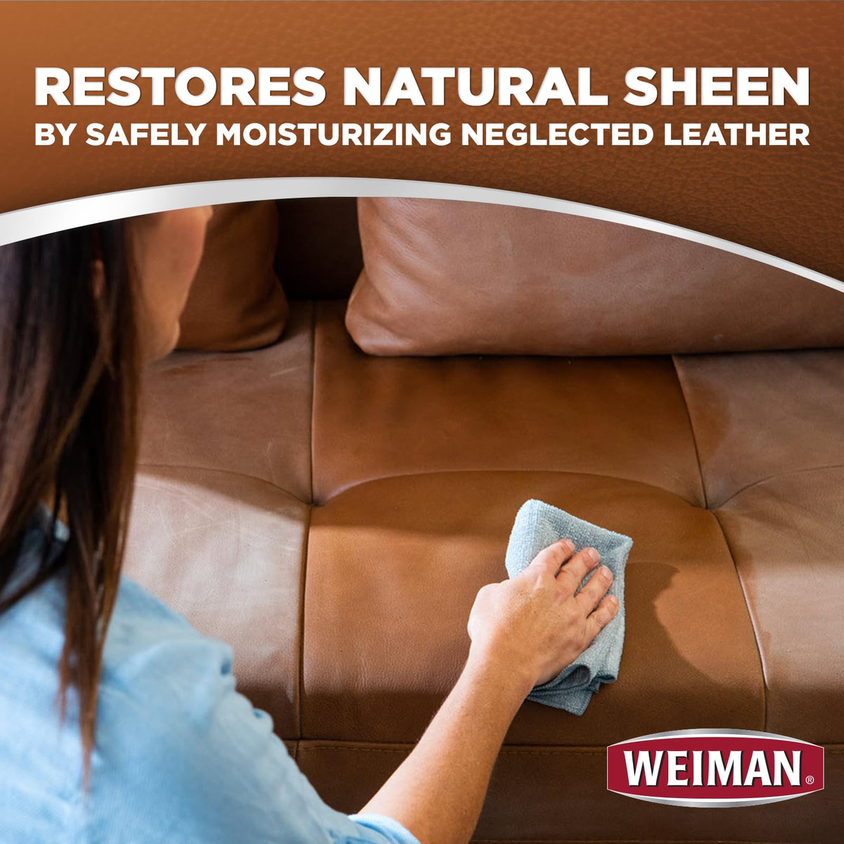 Weiman resealable pack emphasizing moisture retention and travel ease