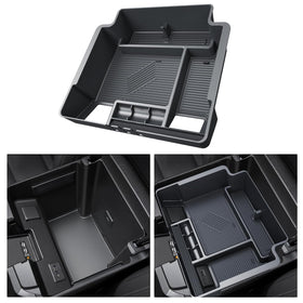 WEIPIN center console front view showing clean organization and easy access