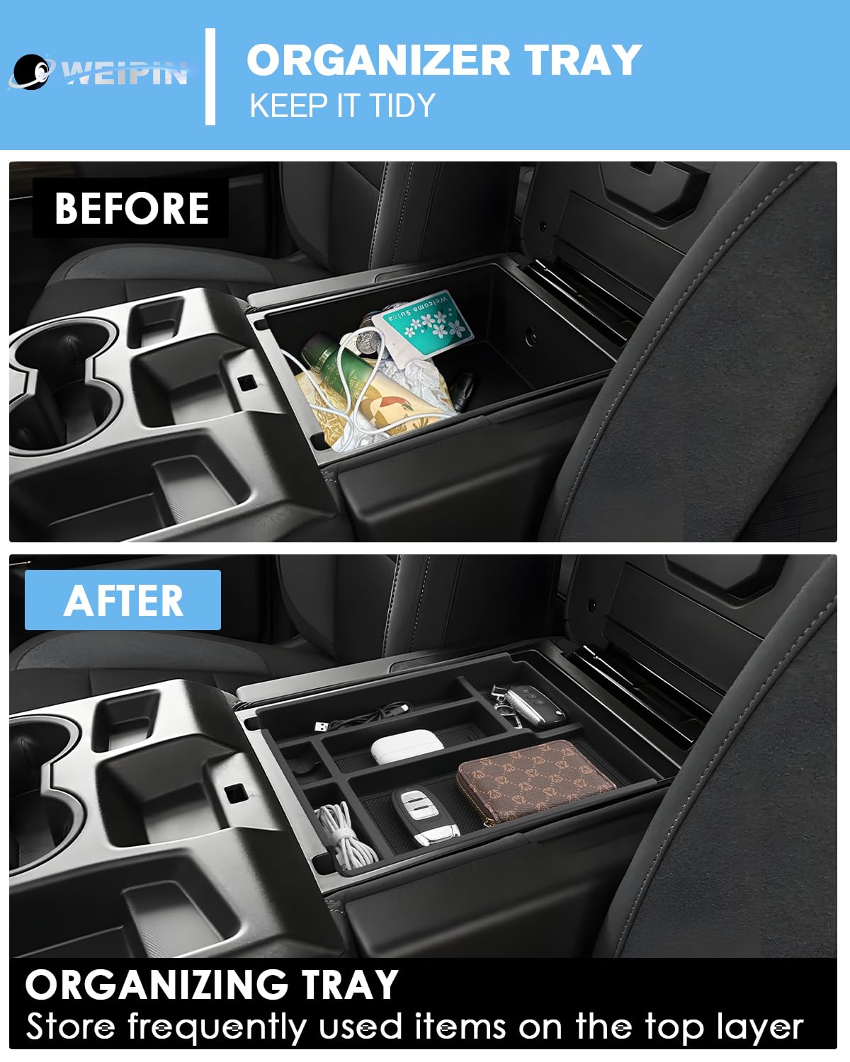WEIPIN rubber mat detail preventing item movement and noise