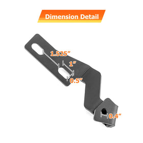 WeiSen close-up of solid steel bracket showing precision edges and strength