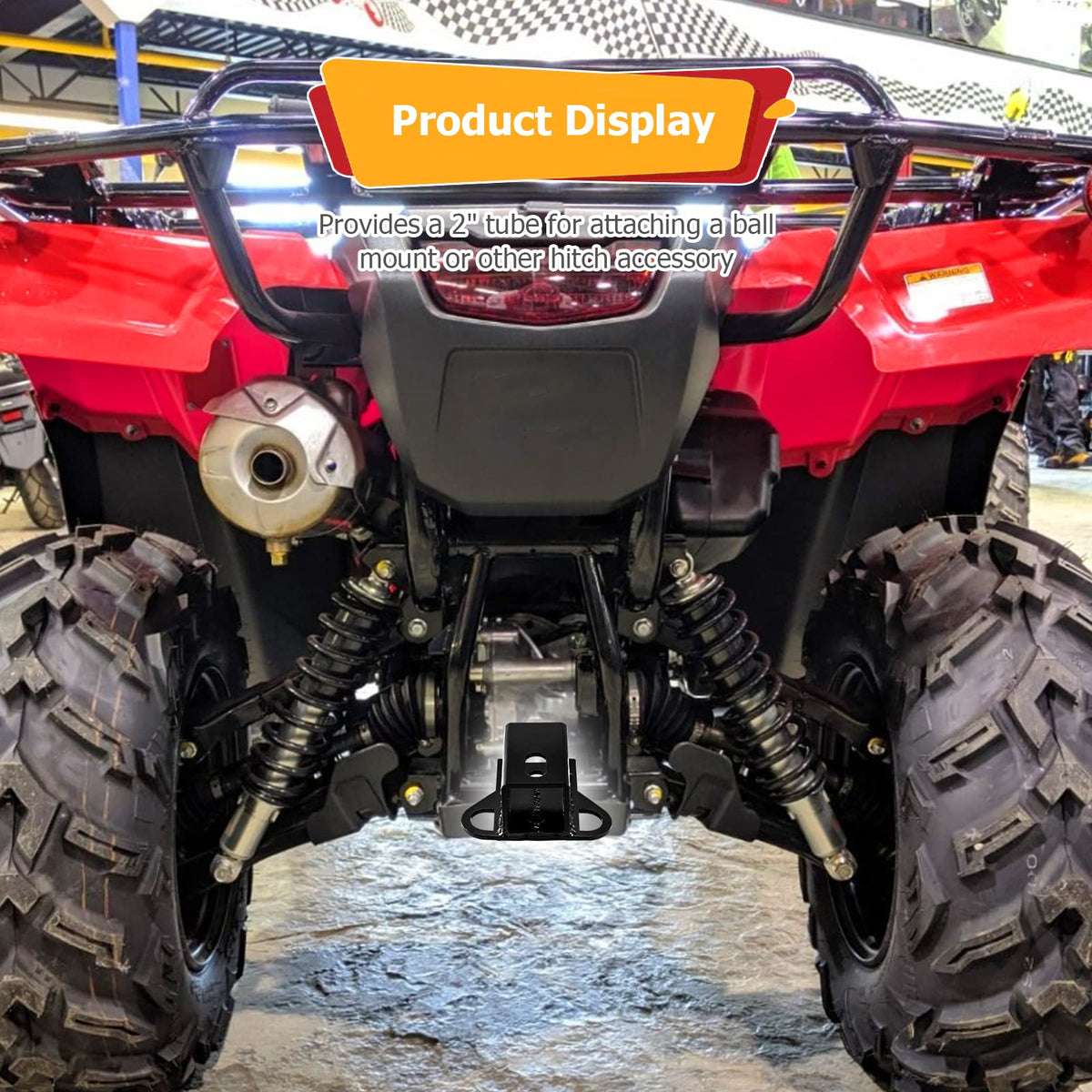 WeiSen hitch powder-coat texture protecting steel from rust and wear