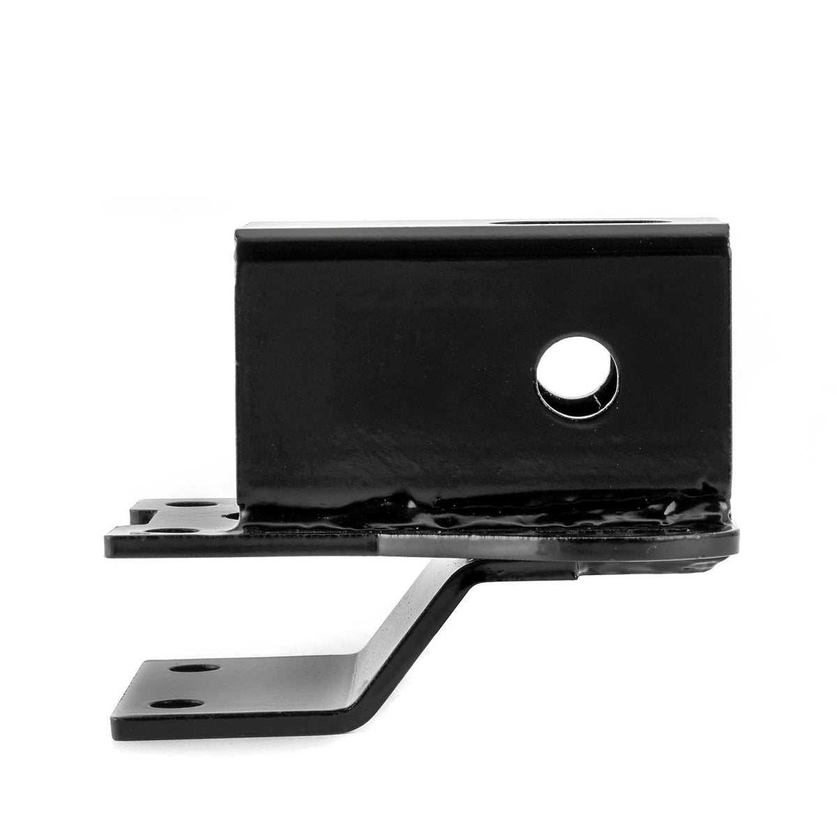 WeiSen hitch side profile showing clearance and vehicle compatibility benefit