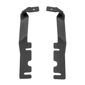WeiSen bracket on Ram hood next to ruler showing scale and fit benefit