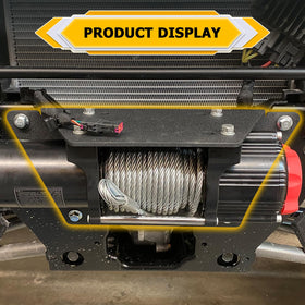 WeiSen mounted plate with roller fairlead showing smooth rope guidance benefit
