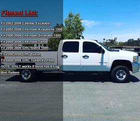 WeiSen side profile installed showing raised ride height benefit