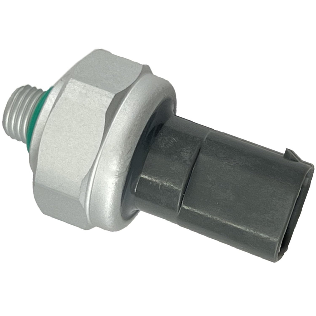 WEITARI sensor installed on A/C line demonstrating direct-fit replacement benefit