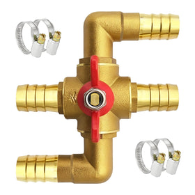 weiwei solid brass valve front view showing robust construction and durable finish