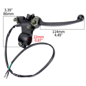 WEIYINGSI lever mounted on 22mm handlebar demonstrating easy installation benefit