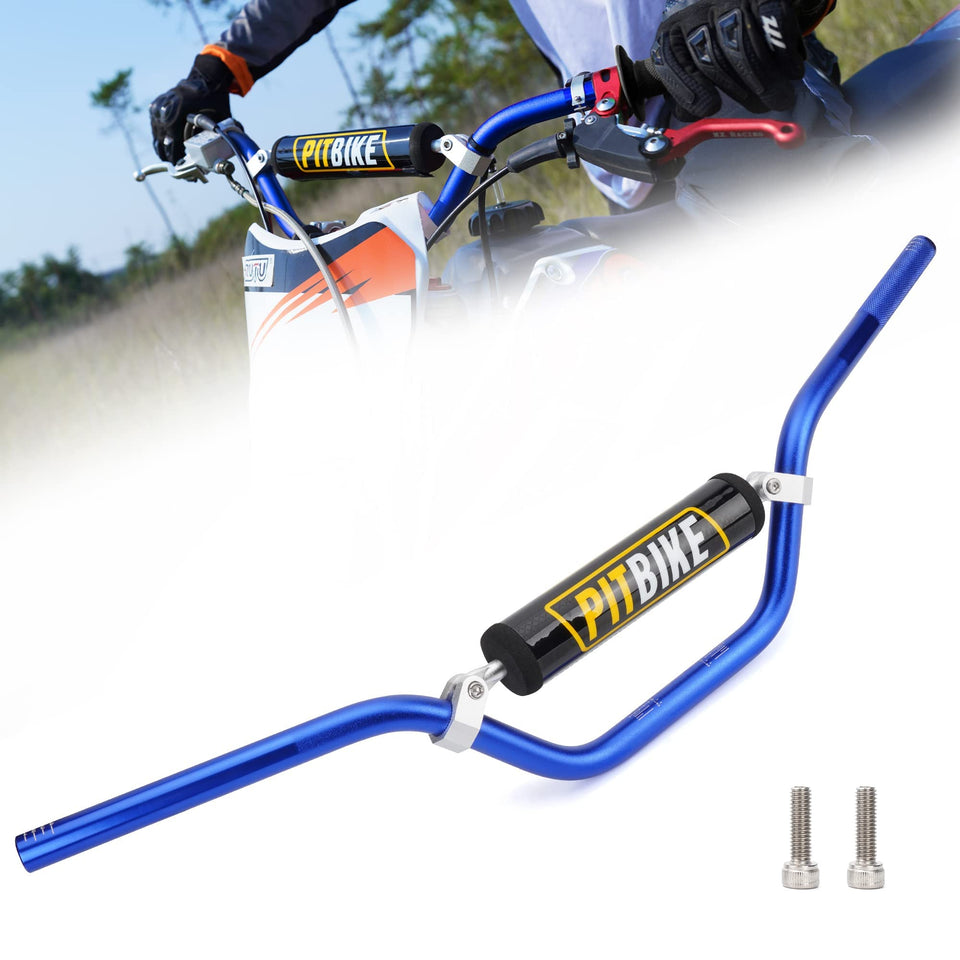 WEIYINGSI front view handlebar showing full blue finish and sleek look benefit