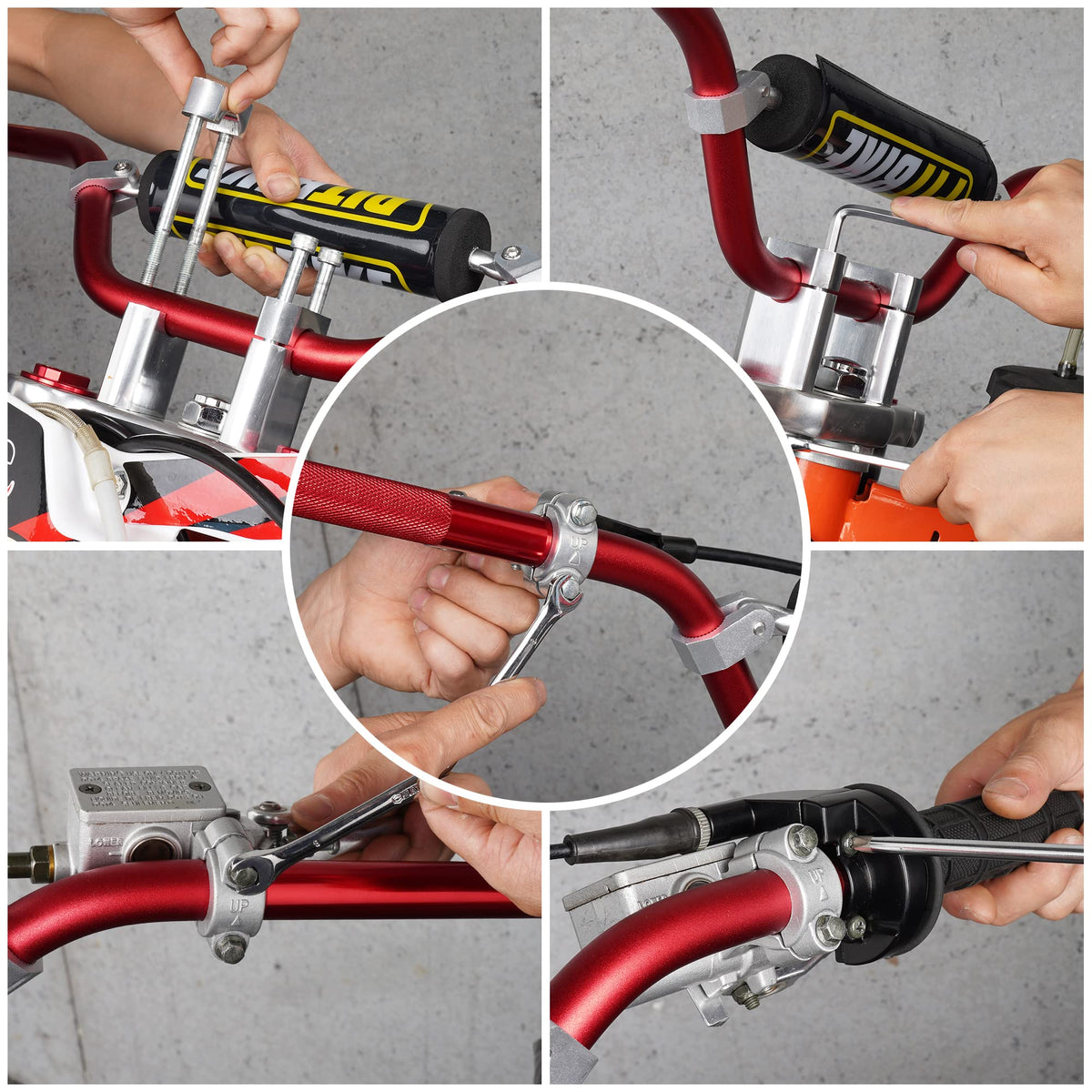 WEIYINGSI handlebar beside ruler showing trim markings for custom fit benefit
