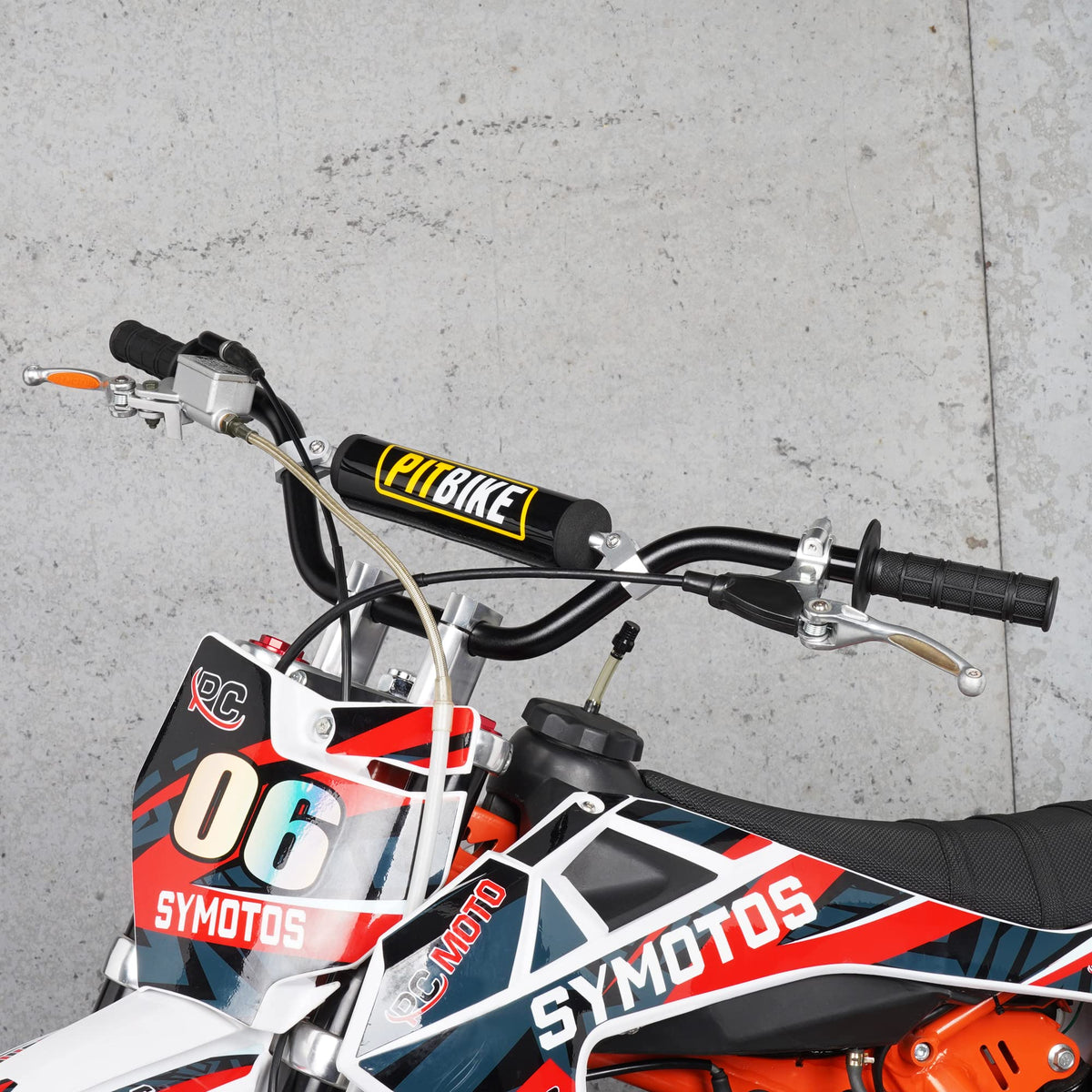 WEIYINGSI handlebar next to ruler showing length and trim guidelines for precise customization benefit.