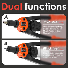 WelderElite layout of metric nutserts demonstrating size variety and convenience