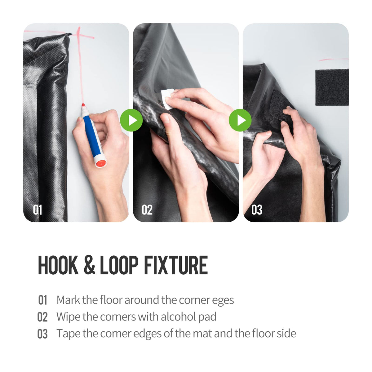 WELKIN included squeegee and accessories for quick cleanup and install