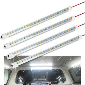 WELLUCK front view of LED light bar showing slim profile and brightness