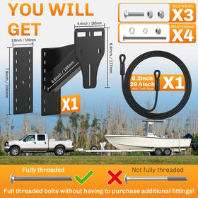 WELLUCK included hardware and bolts ready for quick installation