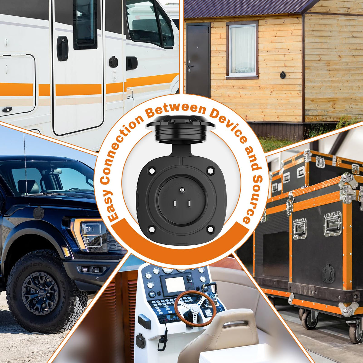 WELLUCK inlet in hand showing compact scale and easy install benefit