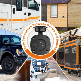 WELLUCK inlet in hand showing compact scale and easy install benefit