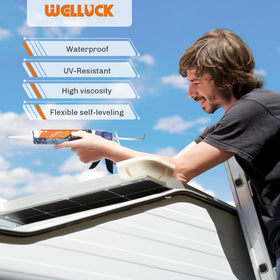 WELLUCK cured seam detail showing flexible, smooth finish that resists cracking