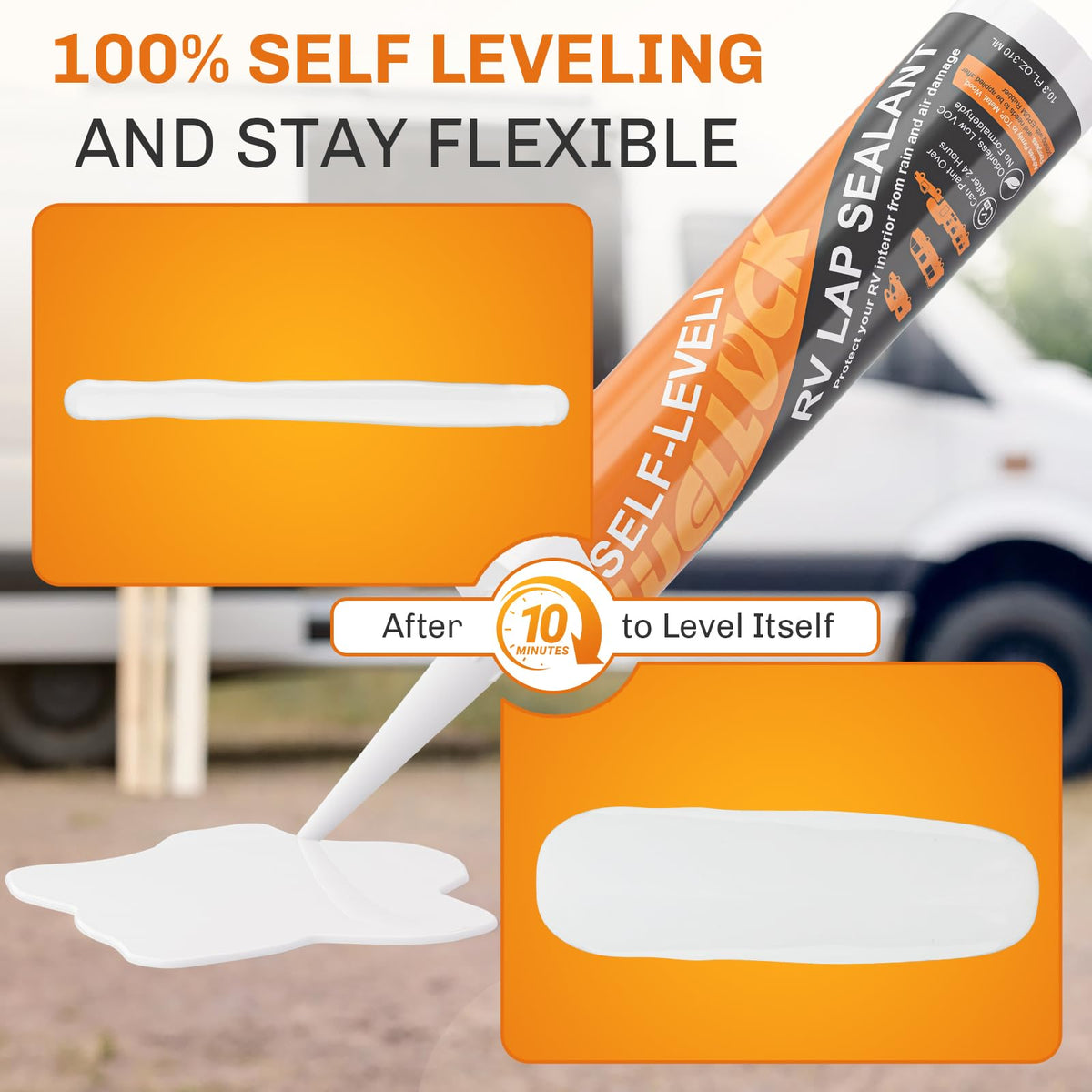 WELLUCK sealed RV roof vent preventing leaks, improved weather protection benefit
